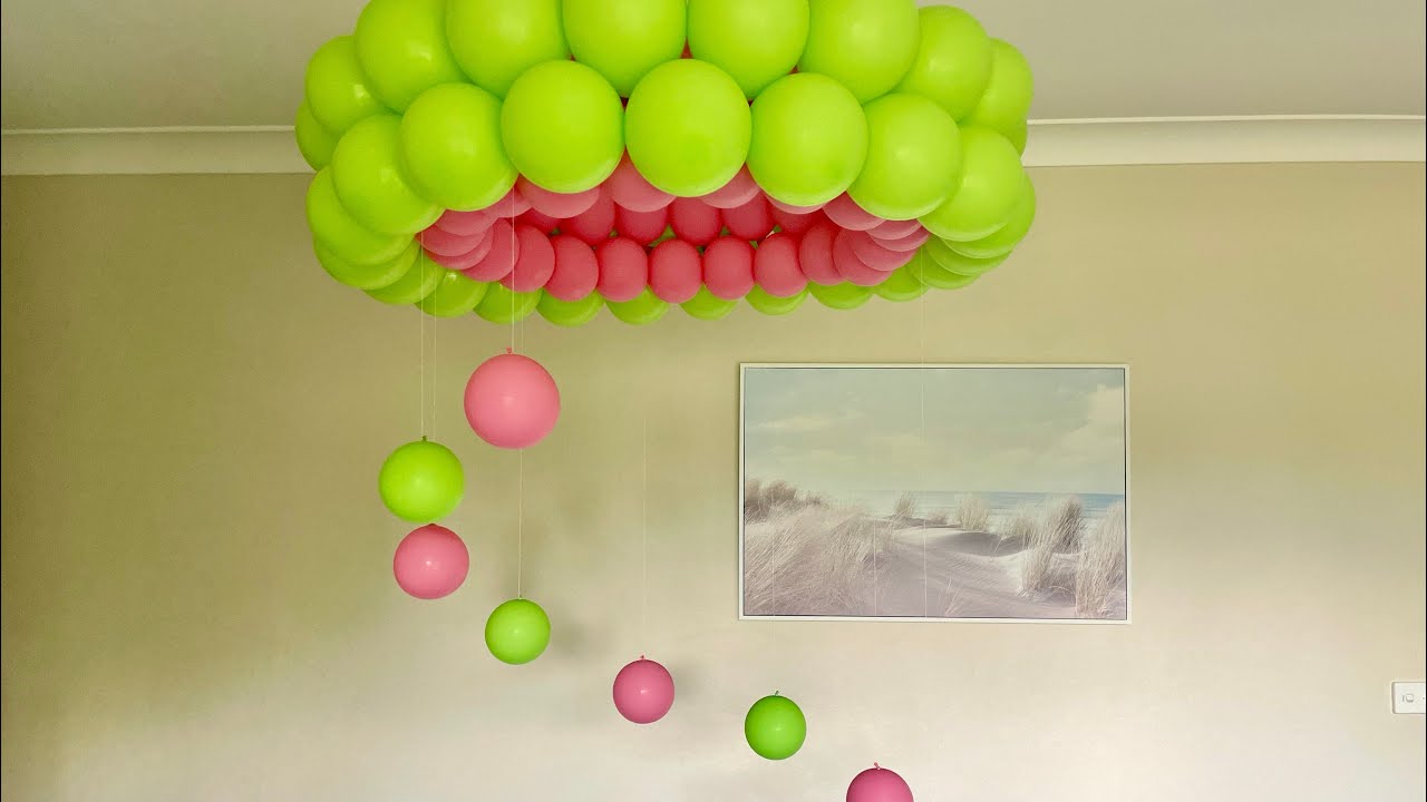 How To Make A Balloon Chandelier