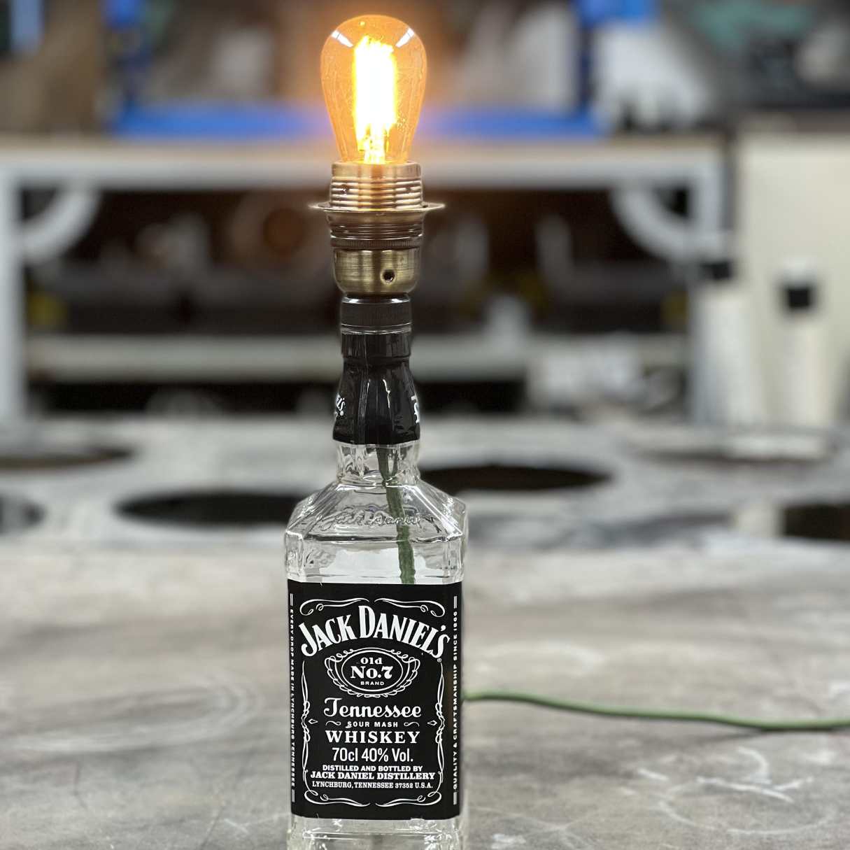 How To Make A Lamp Out Of A Liquor Bottle