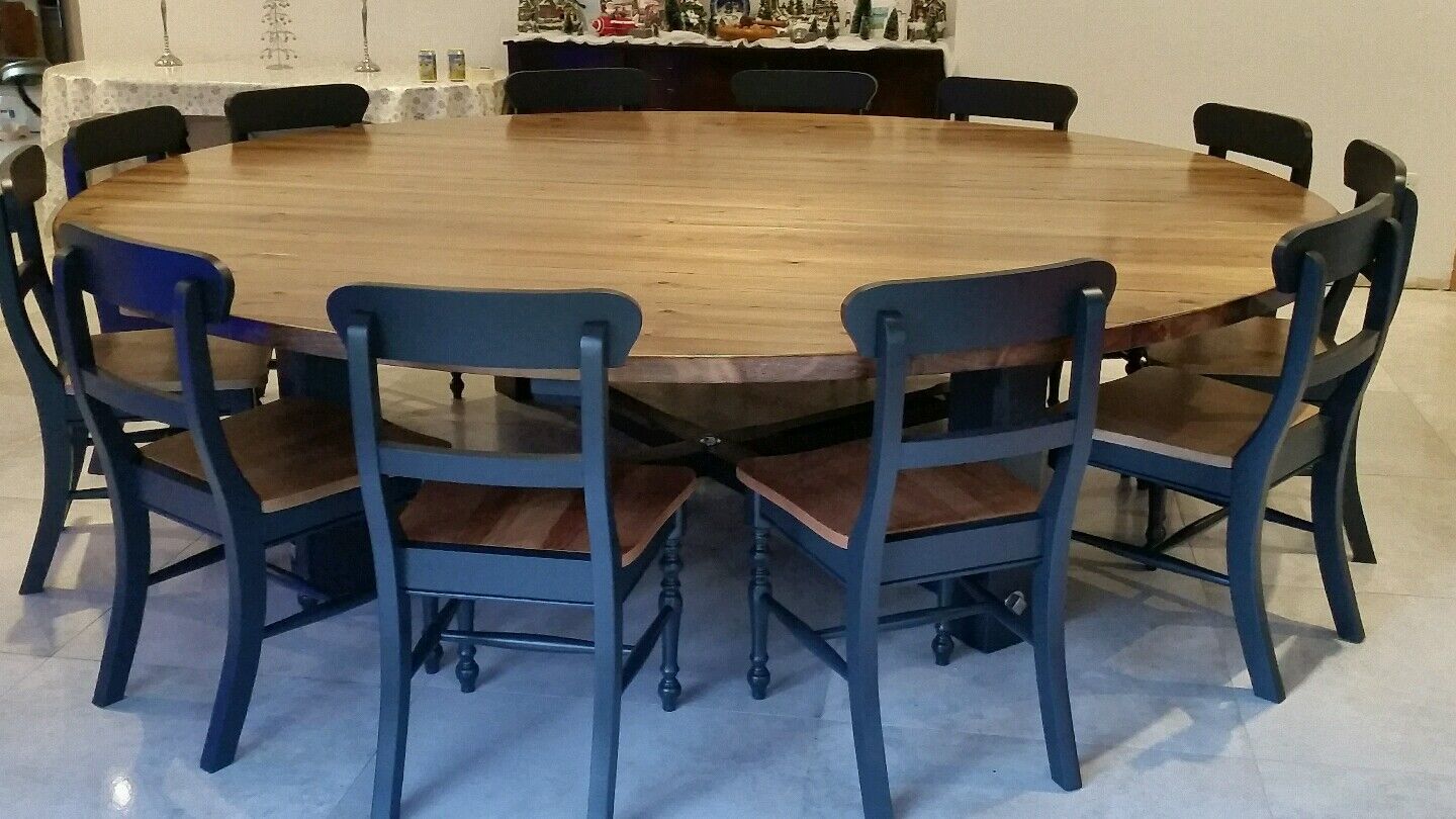 How To Make A Large Round Dining Room Table