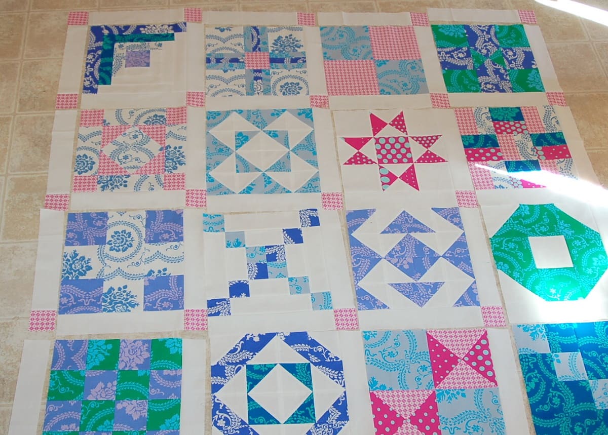 How To Make A Quilt – Simple Sampler Quilt Pattern