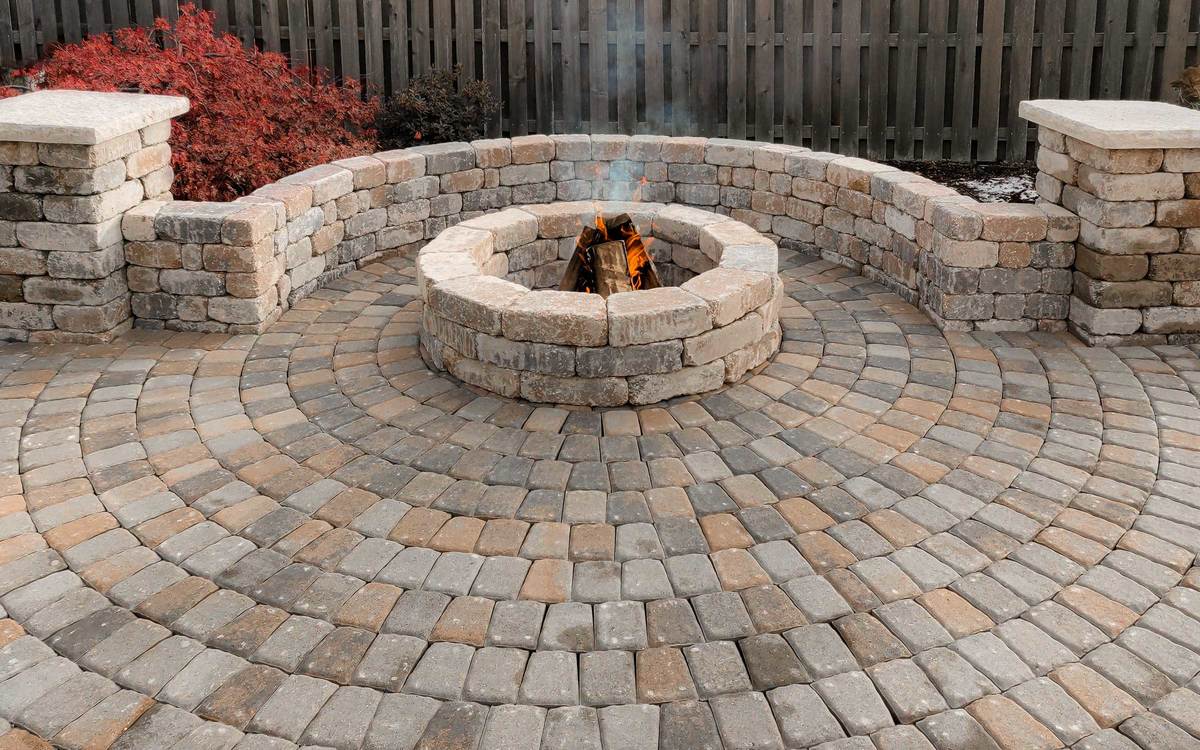 How To Make A Round Stone Patio