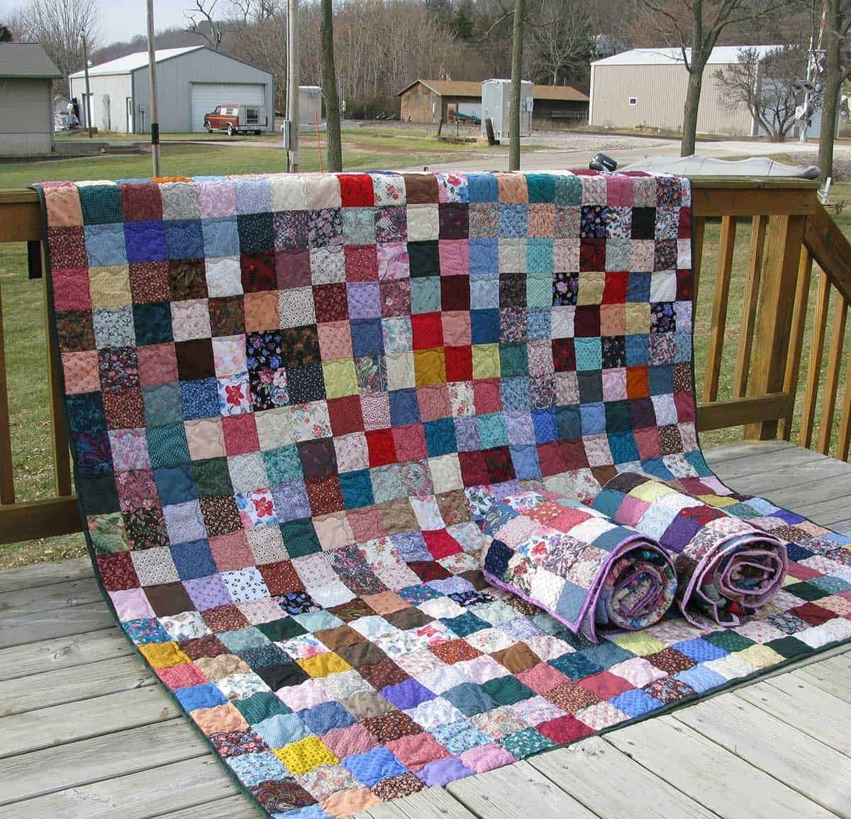 How To Make A Simple Scrap Quilt