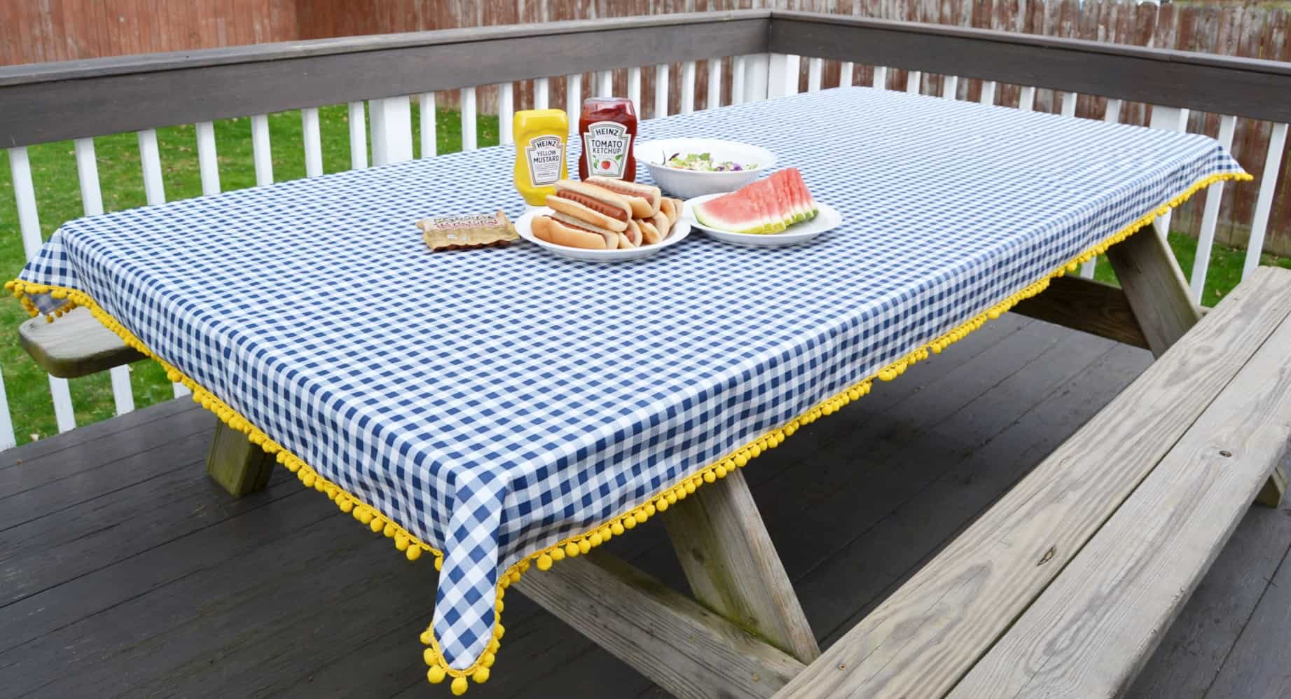 How To Make A Tablecloth Without Sewing