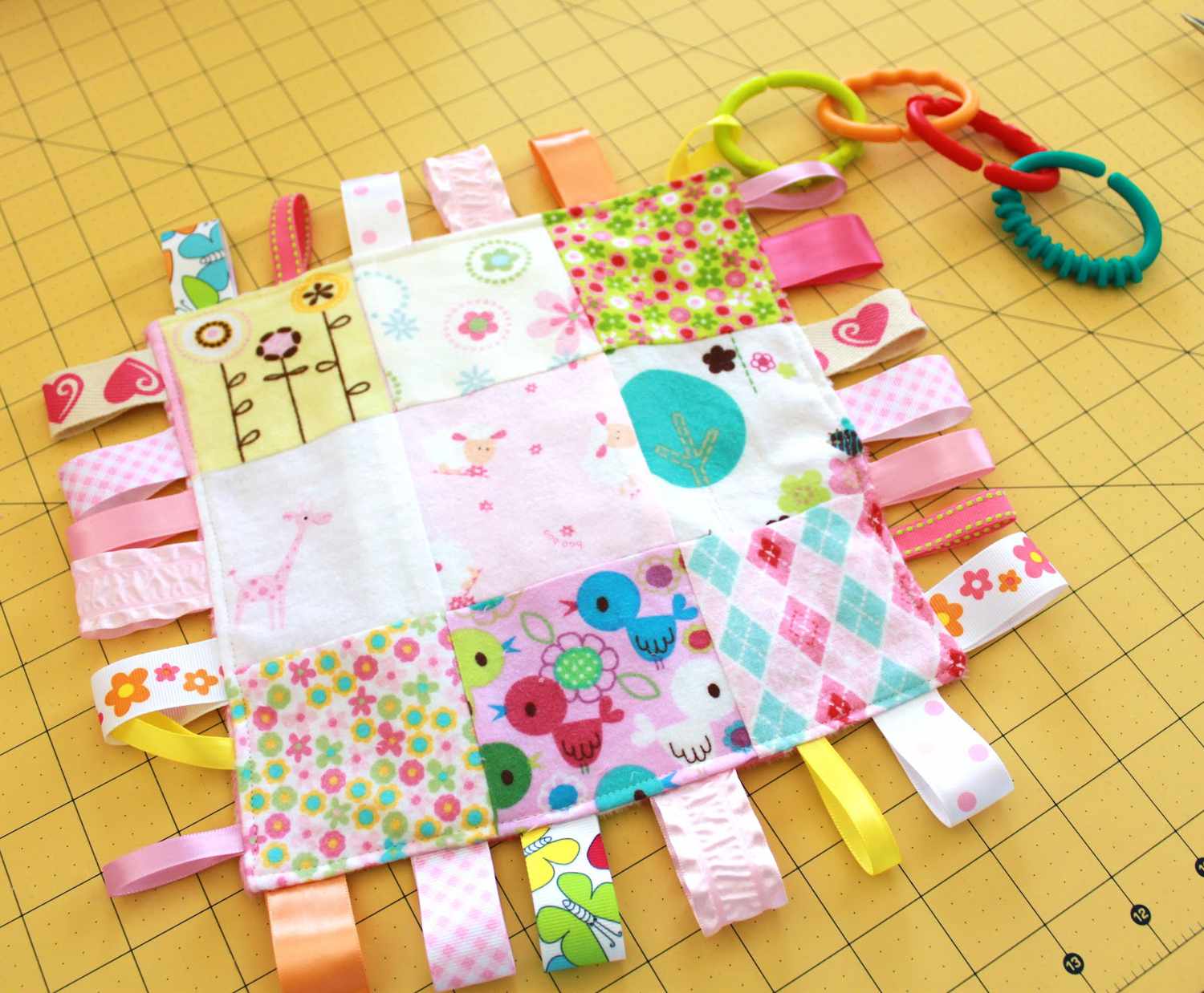 How To Make A Taggie Blanket For A Baby
