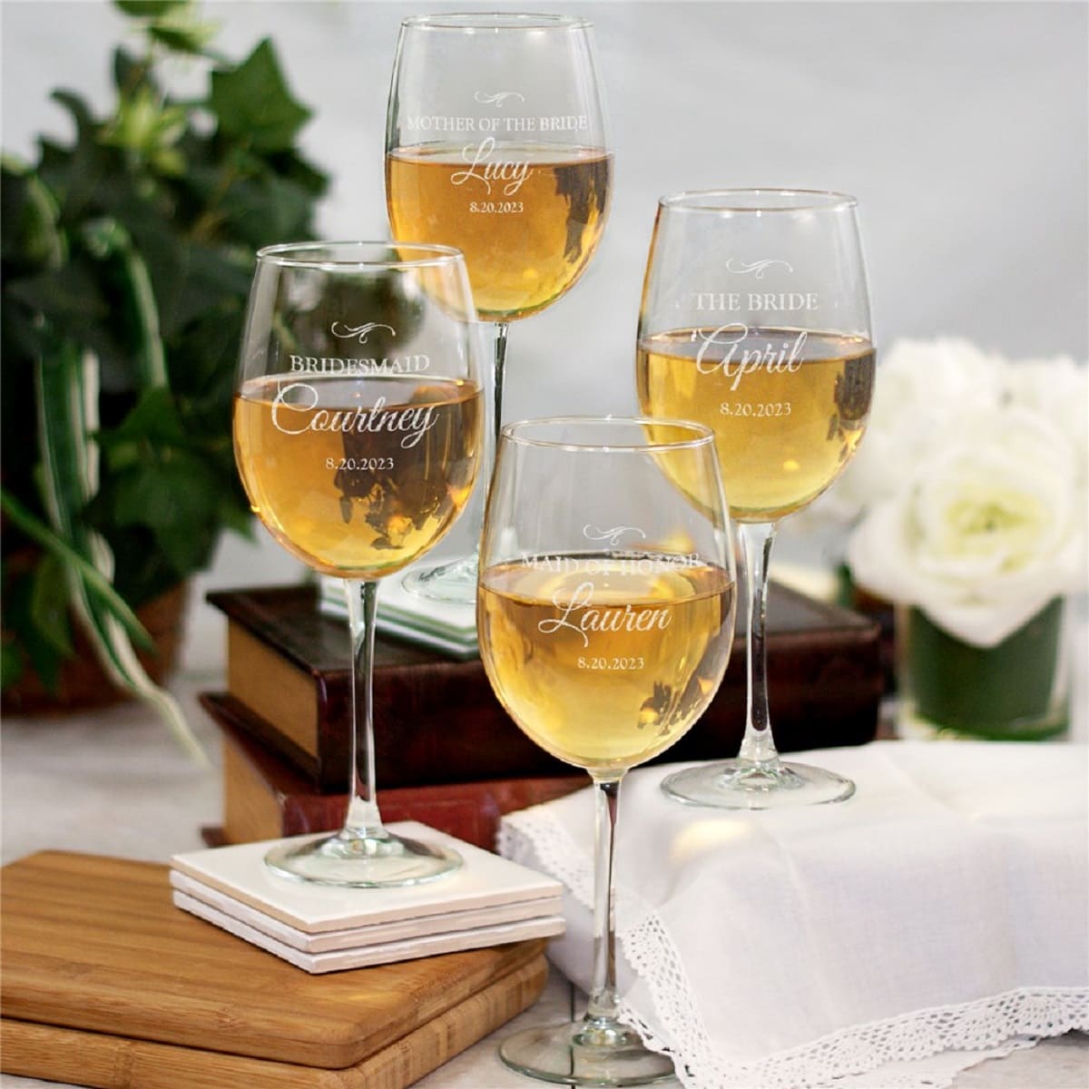 How To Make Bridal Party Wine Glasses