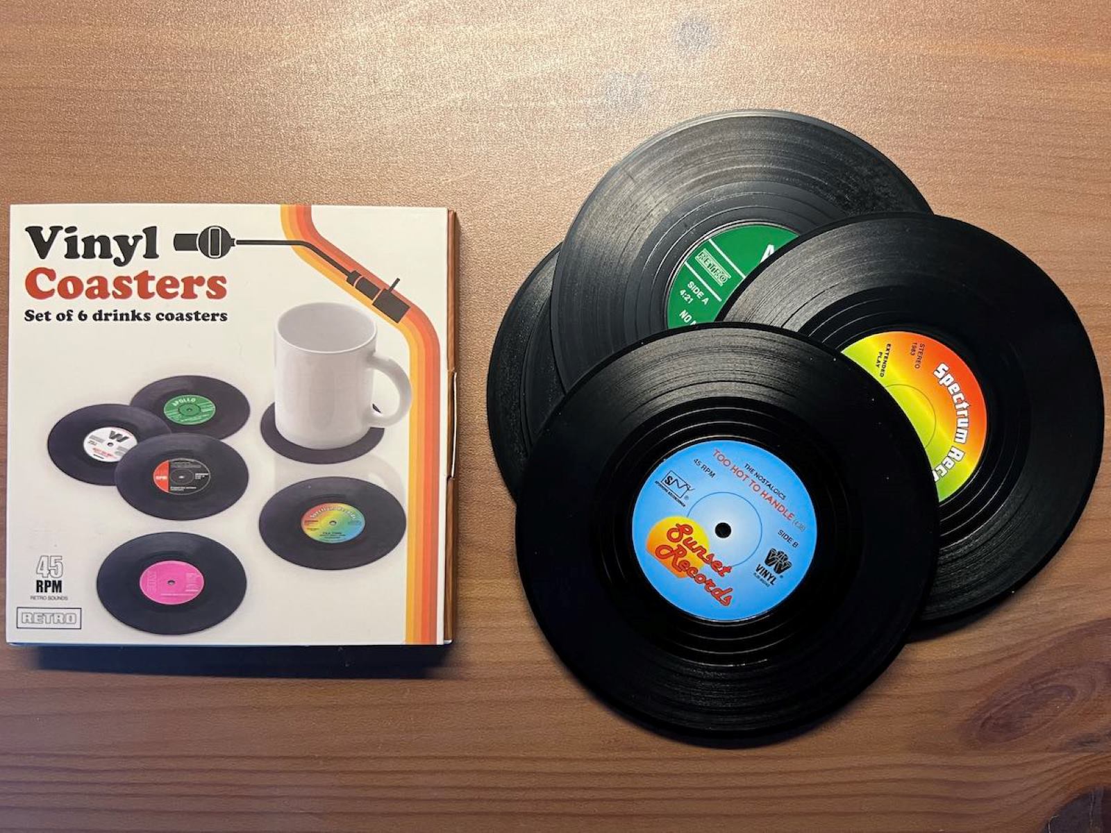 How To Make Coasters From Records