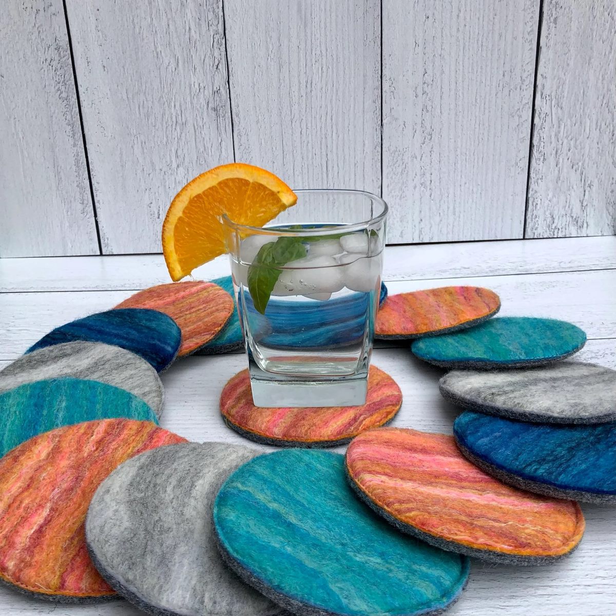 How To Make Felted Coasters