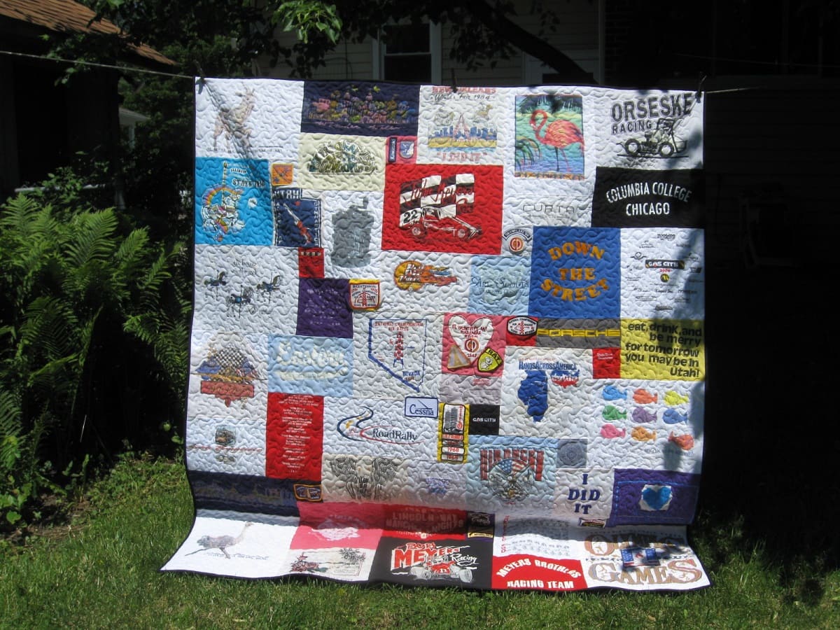 How To Make T-shirt Quilt Without Interfacing
