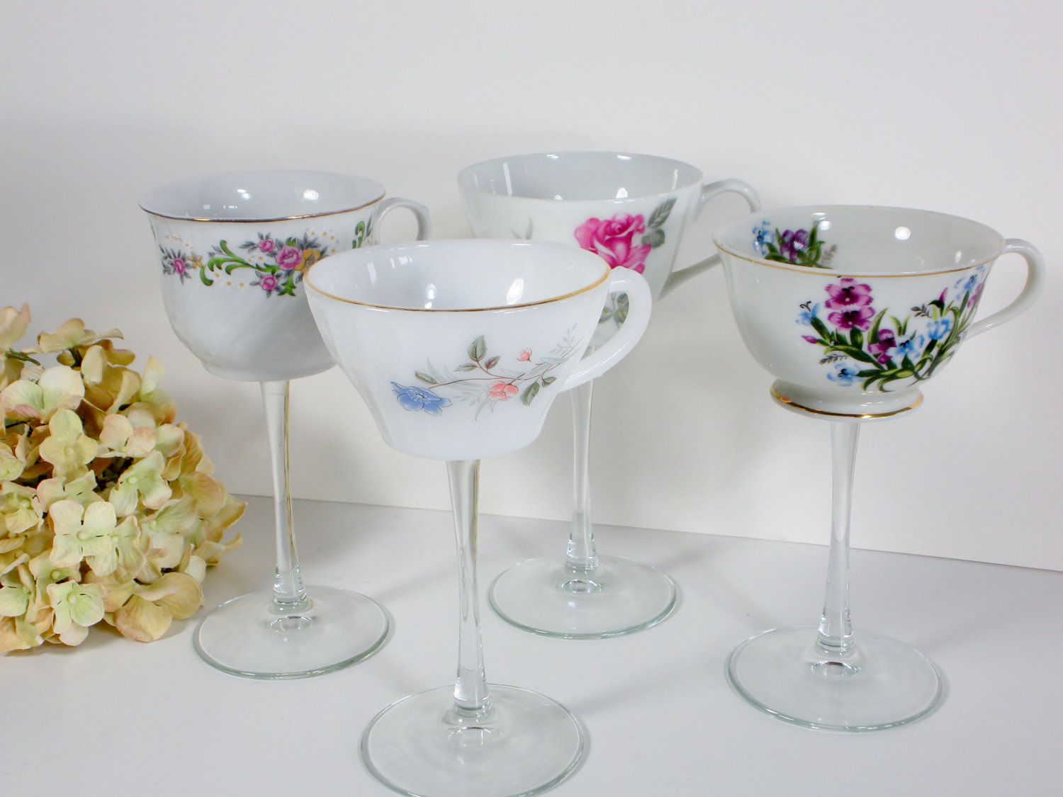 How To Make Teacup Wine Glasses