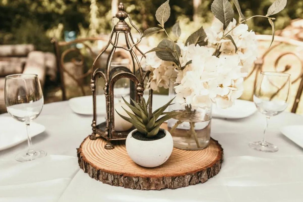 How To Make Wood Slices For Centerpieces