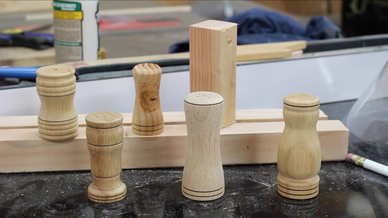 How To Make Wooden Salt And Pepper Shakers
