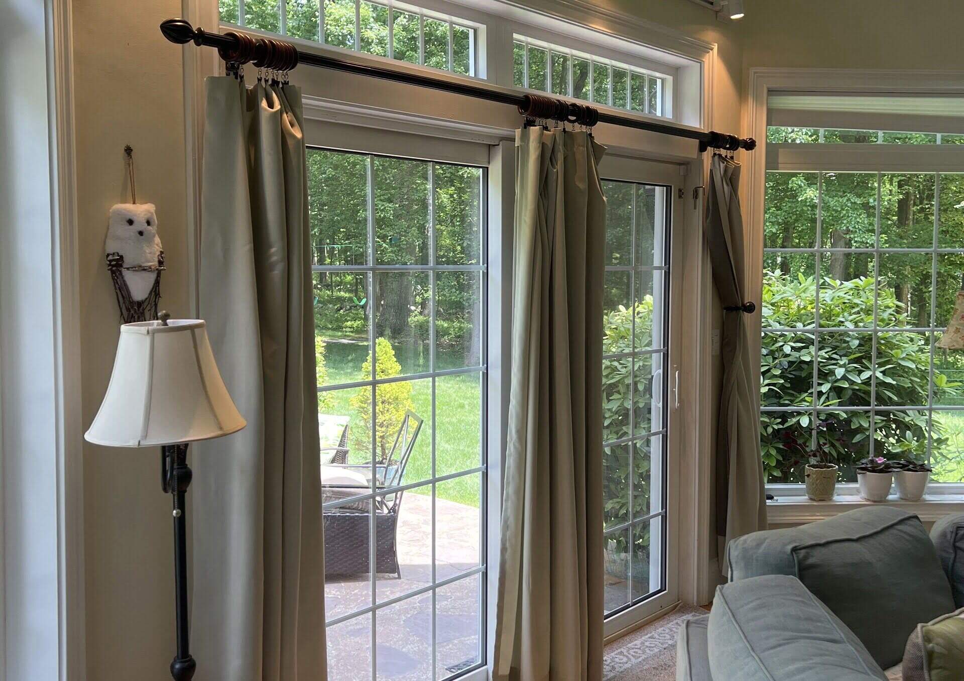How To Measure Drapes For Sliding Glass Doors