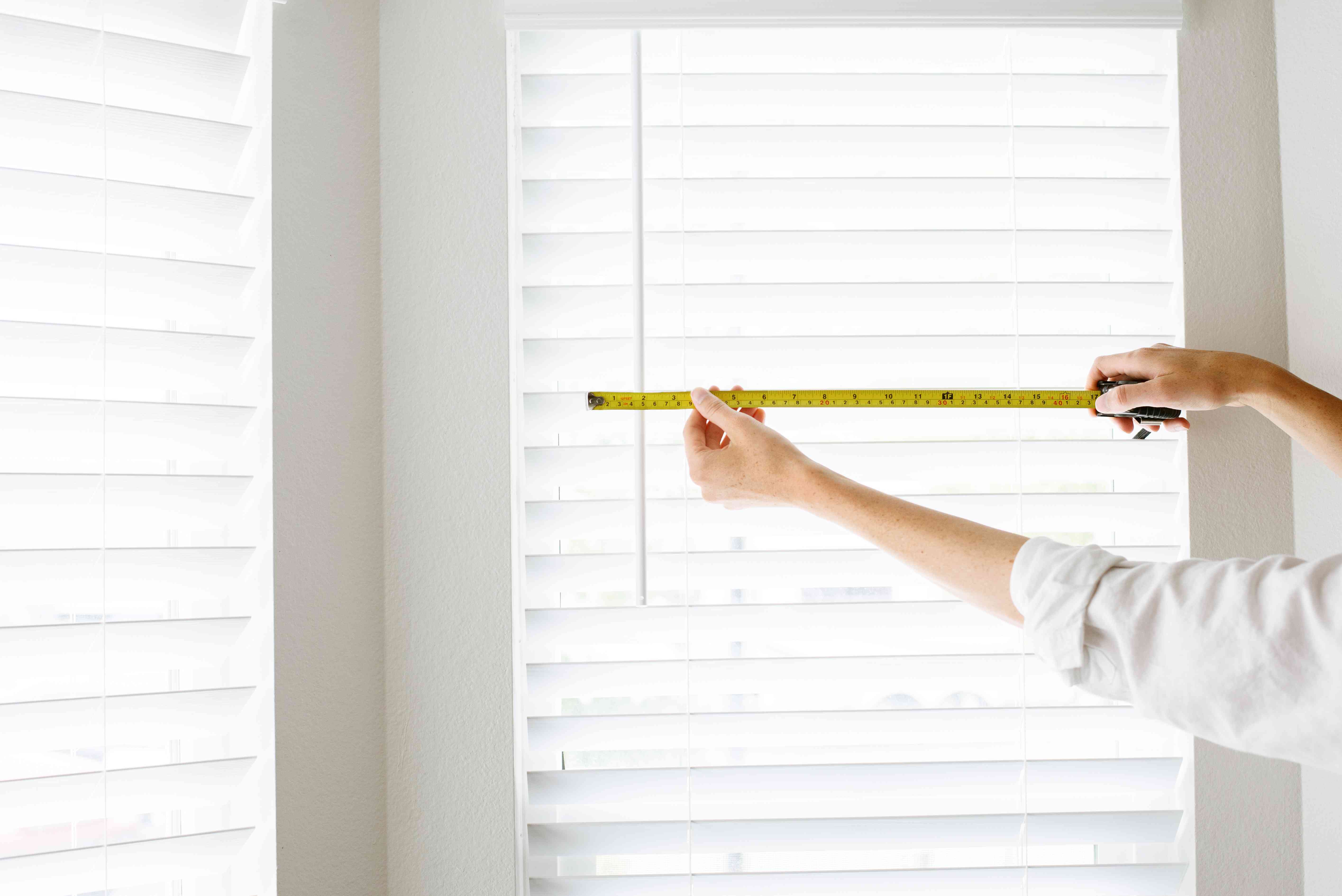 How To Measure For Blinds Inside The Window Frame