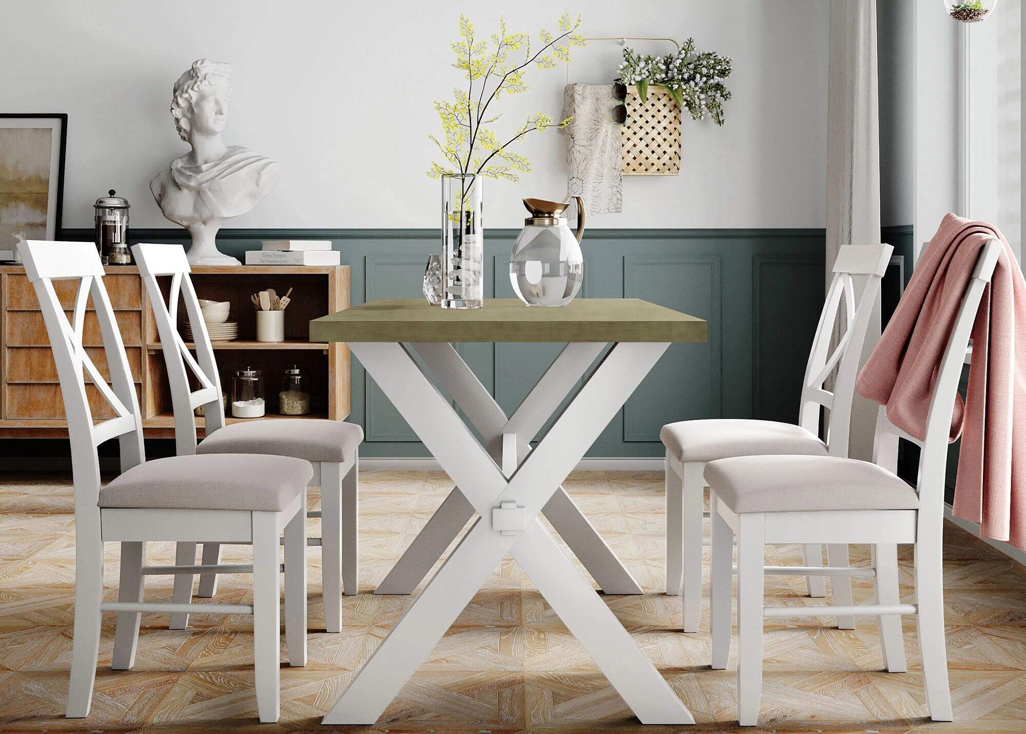 How To Paint A Dining Table In Farmhouse Style