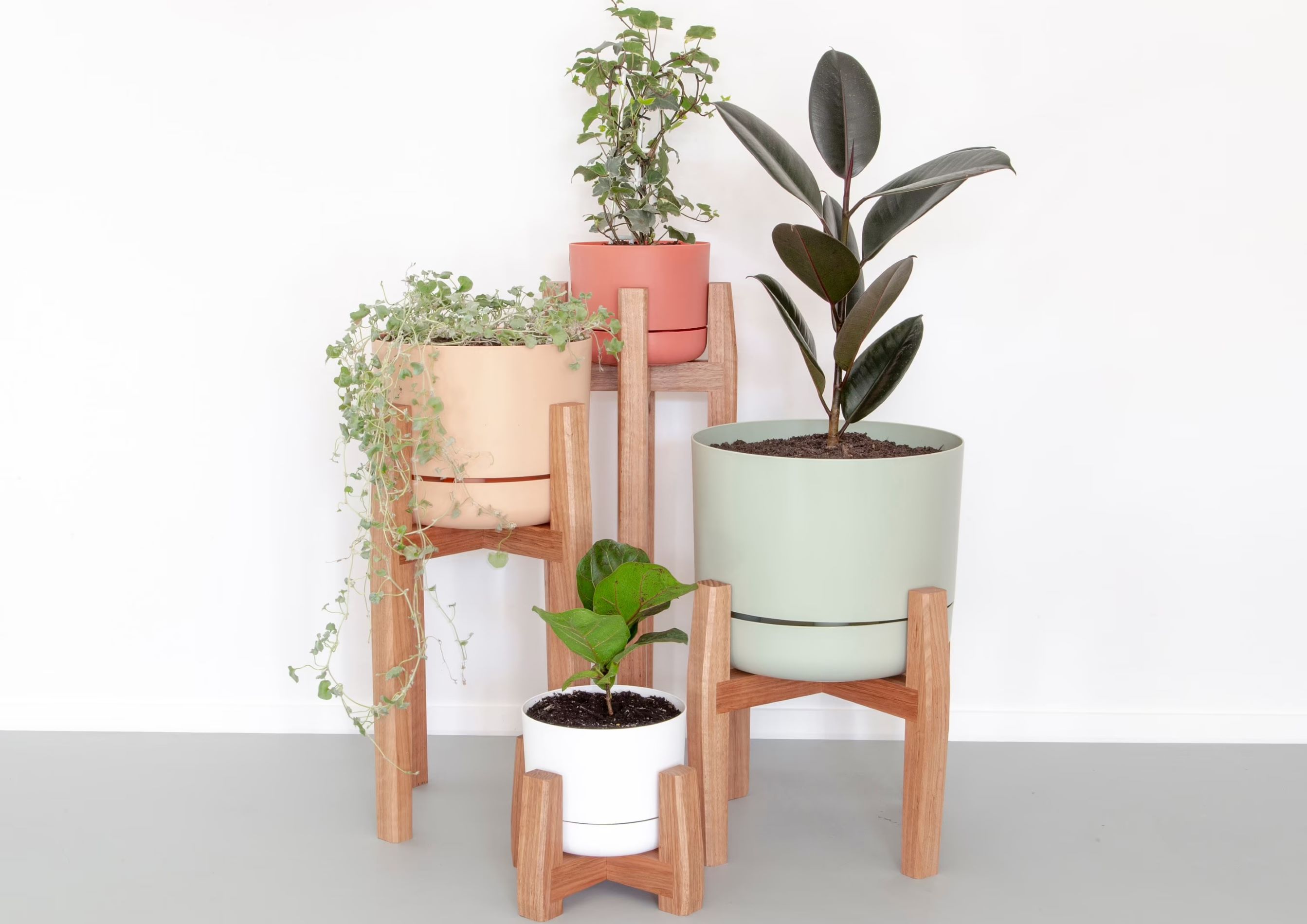 How To Plant In A Midcentury Modern Plant Stand That Doesn’t Have Drainage