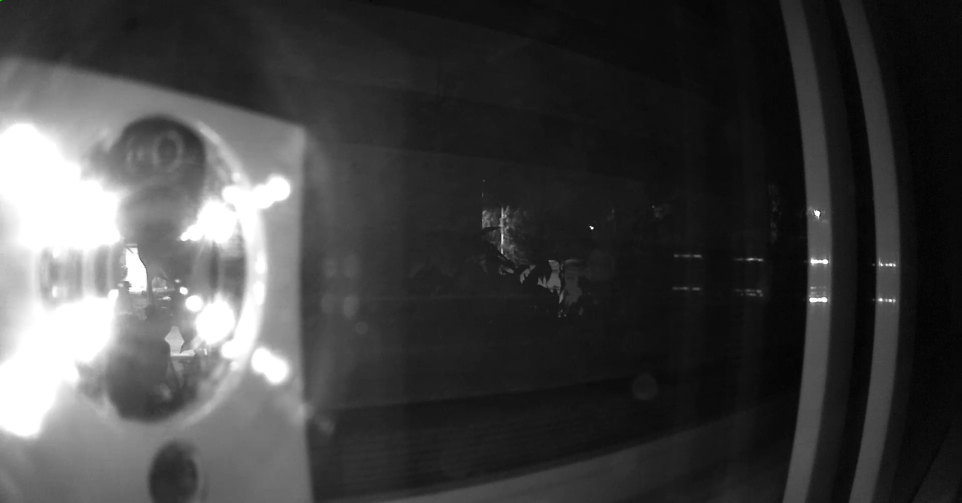 How To Prevent Light Bouncing In Night Vision Cameras From Glass