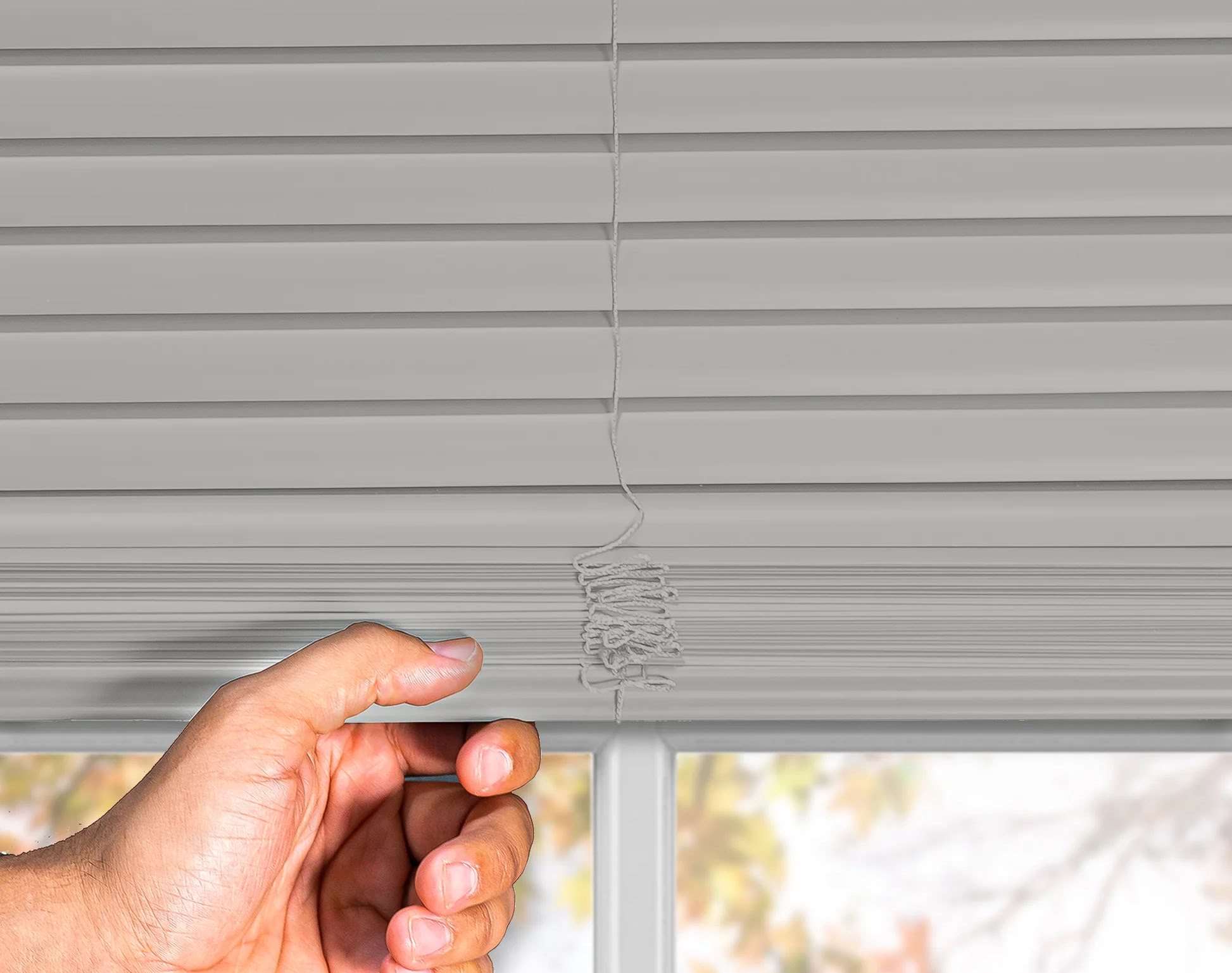 How To Pull Down Cordless Blinds