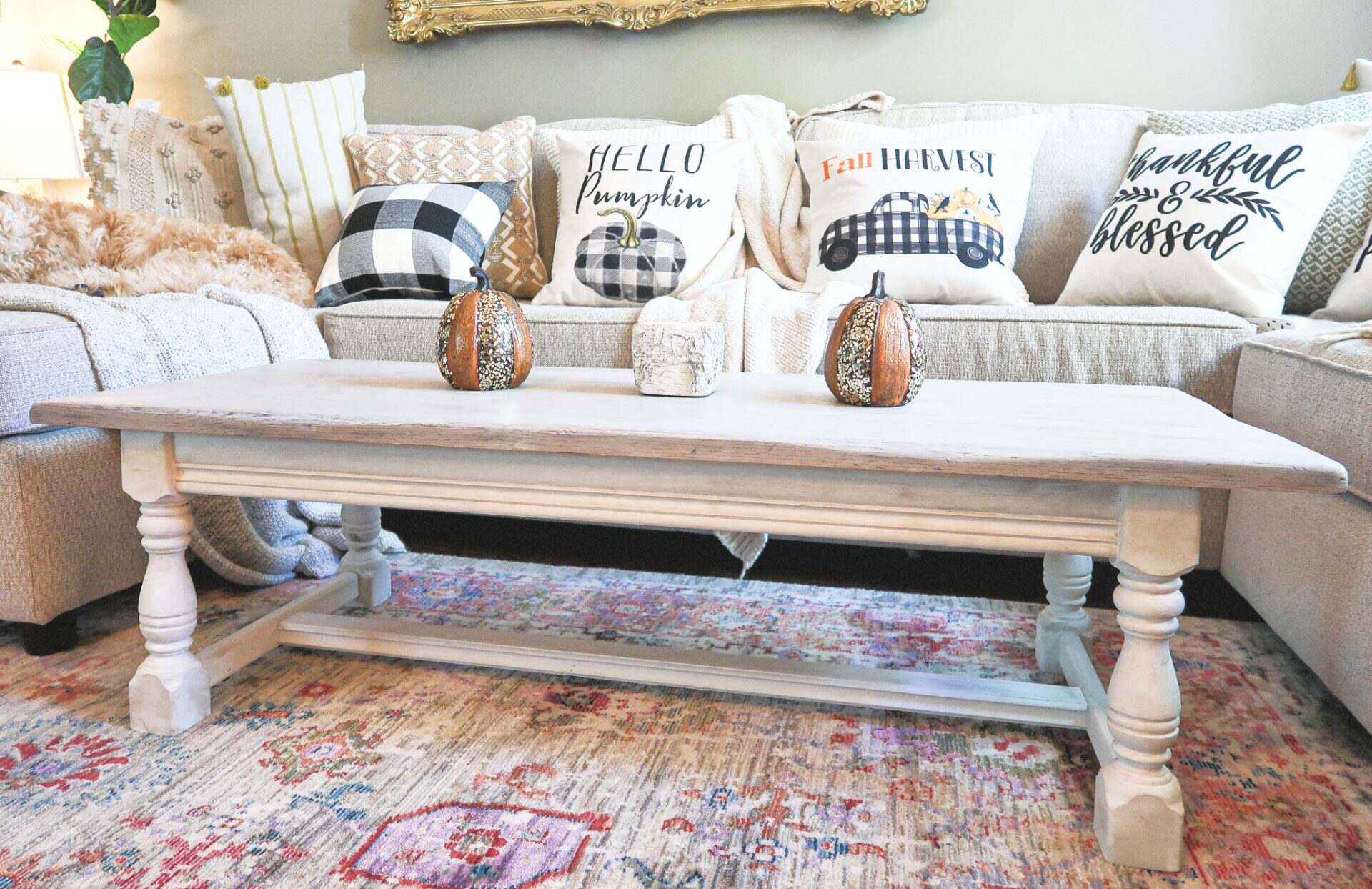 How To Refinish A Coffee Table Farmhouse Style