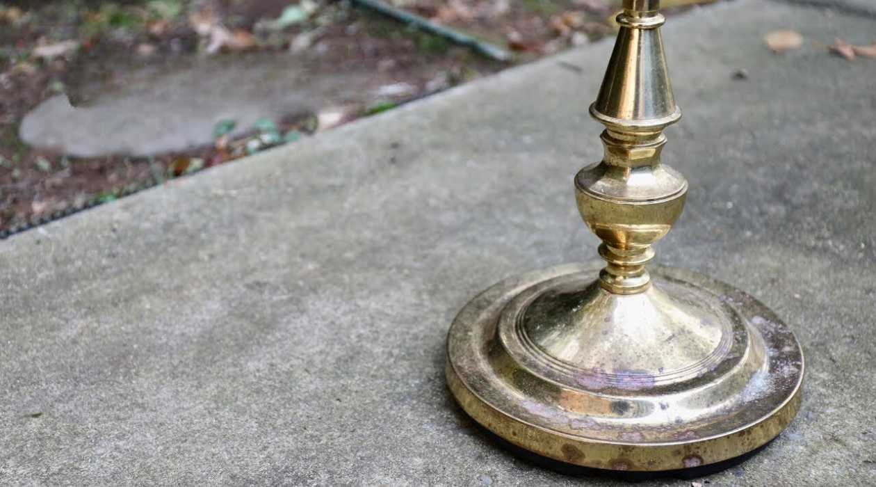 How To Repaint A Brass Lamp