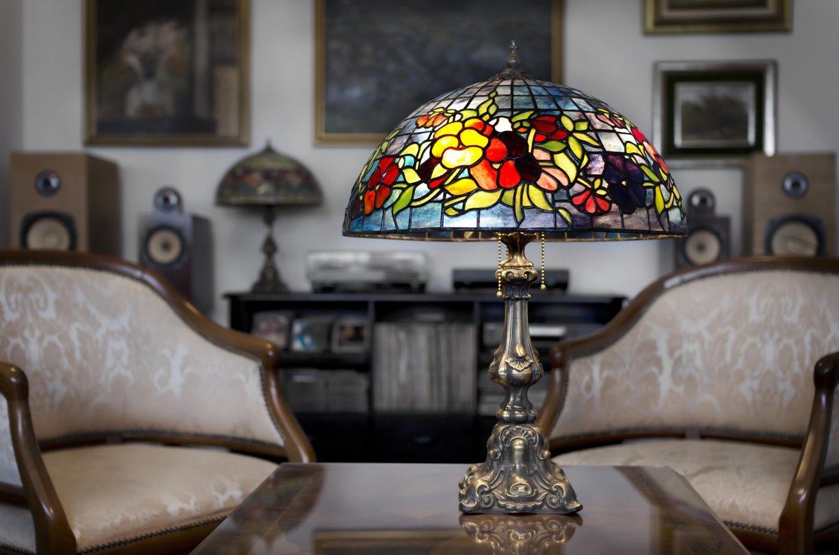 How To Repair A Stained Glass Lamp Shade
