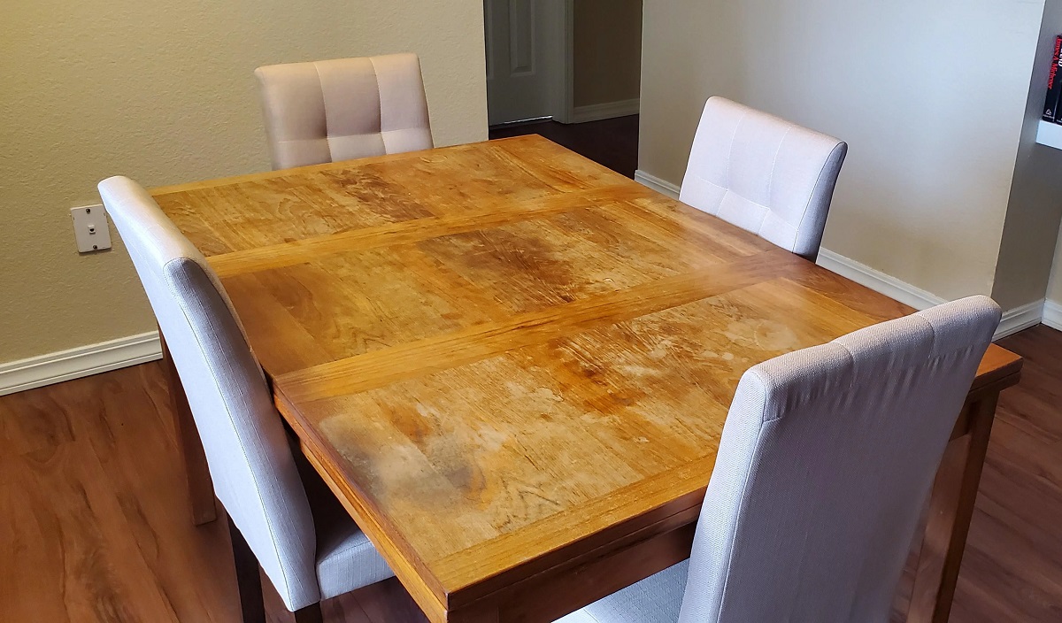 How To Restore A Veneer Dining Table