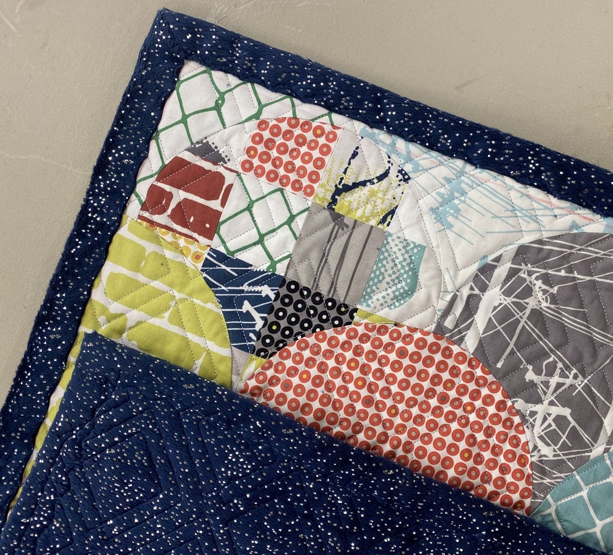 How To Self-Bind A Quilt With Minky Backing