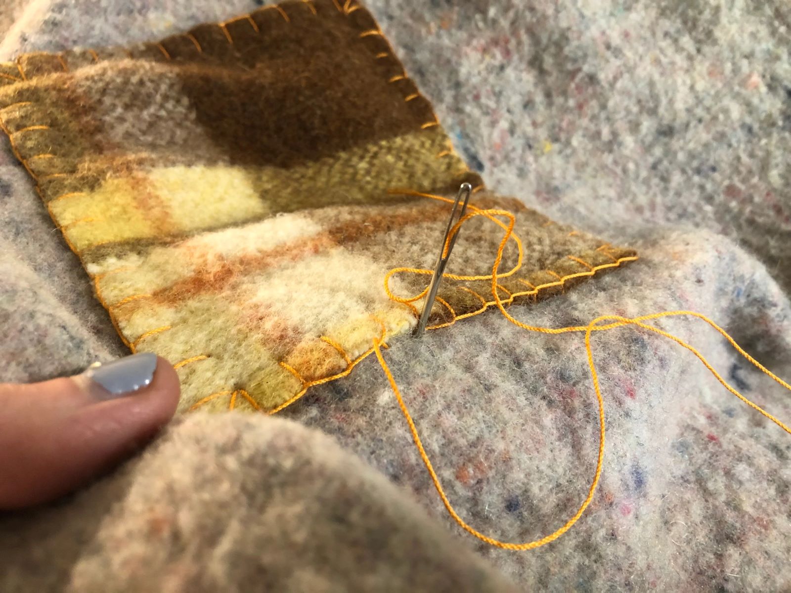 How To Sew A Hole In A Blanket