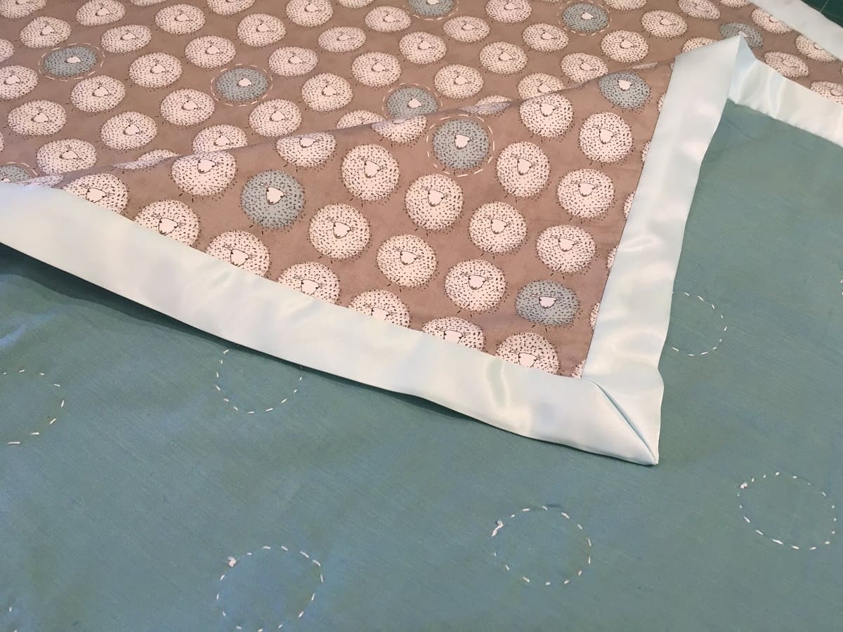 How To Sew Satin Binding On A Quilt