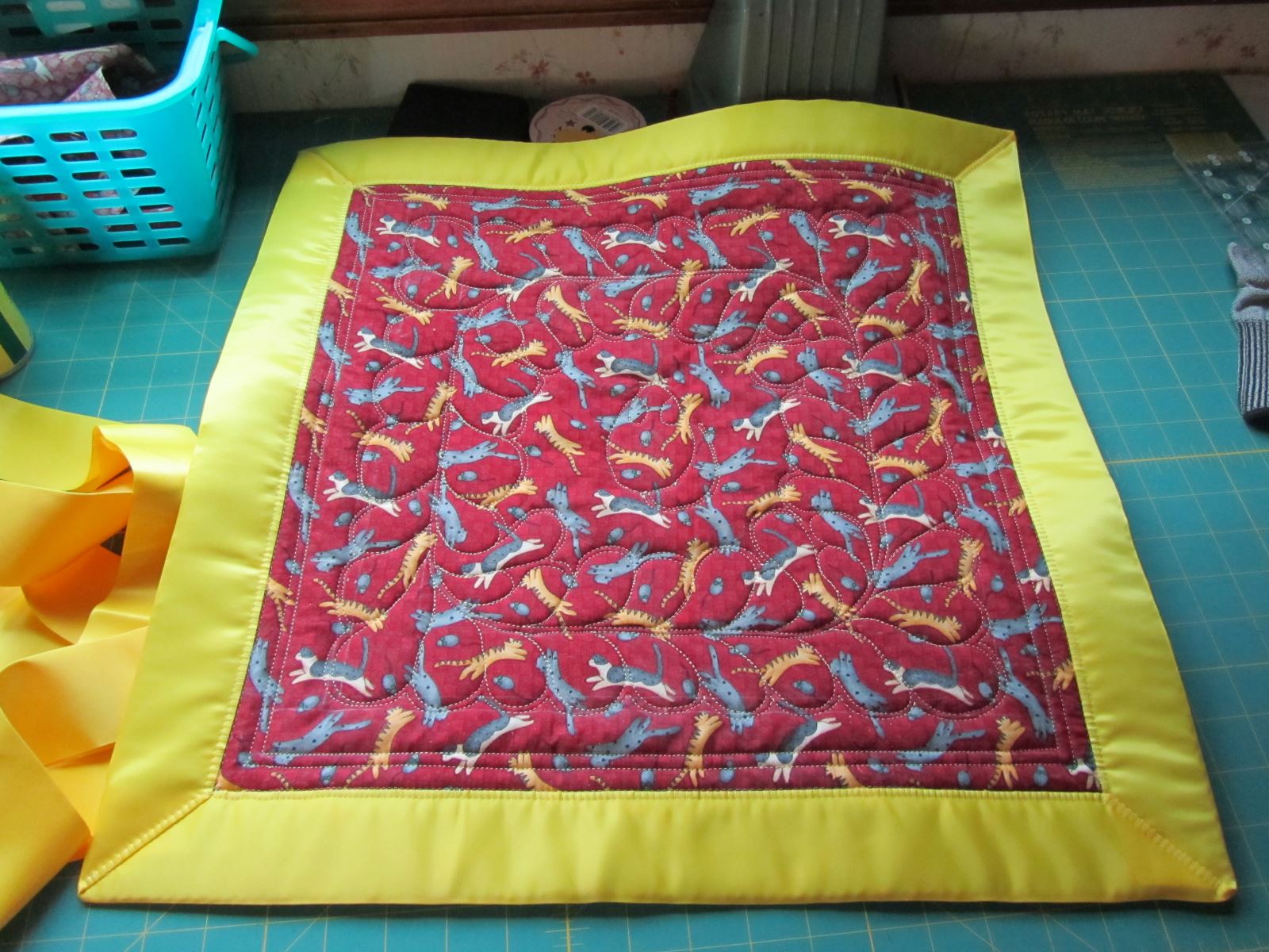 How To Sew Satin Blanket Binding On A Quilt