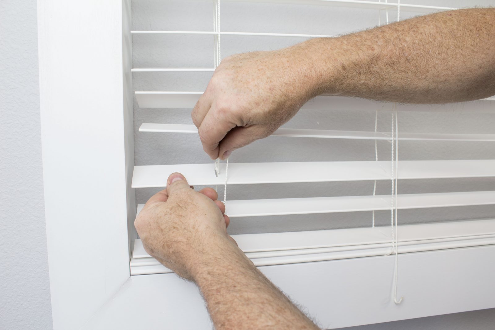 How To Shorten Faux Wood Blinds