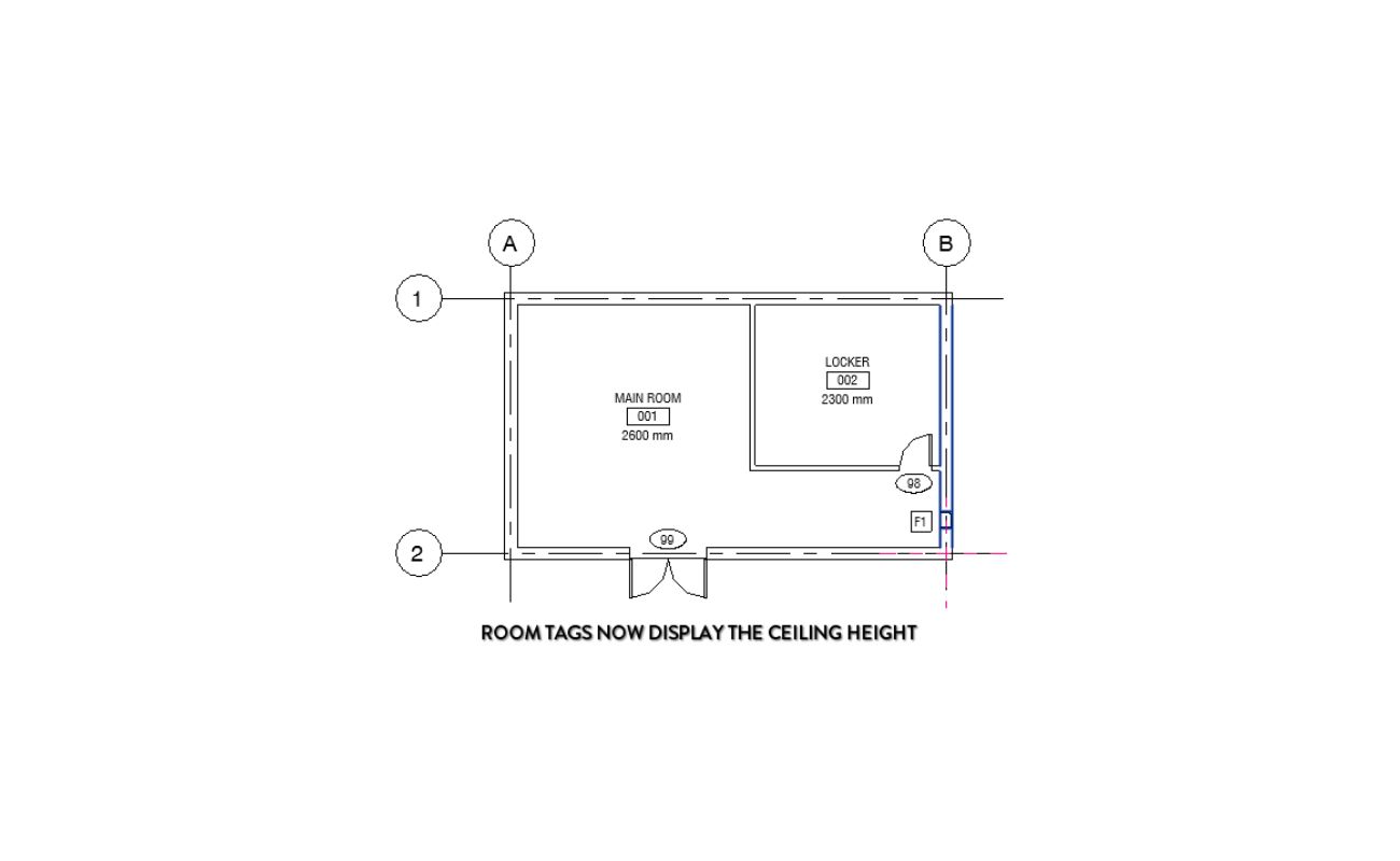 How To Show Ceiling Height On A Floor Plan