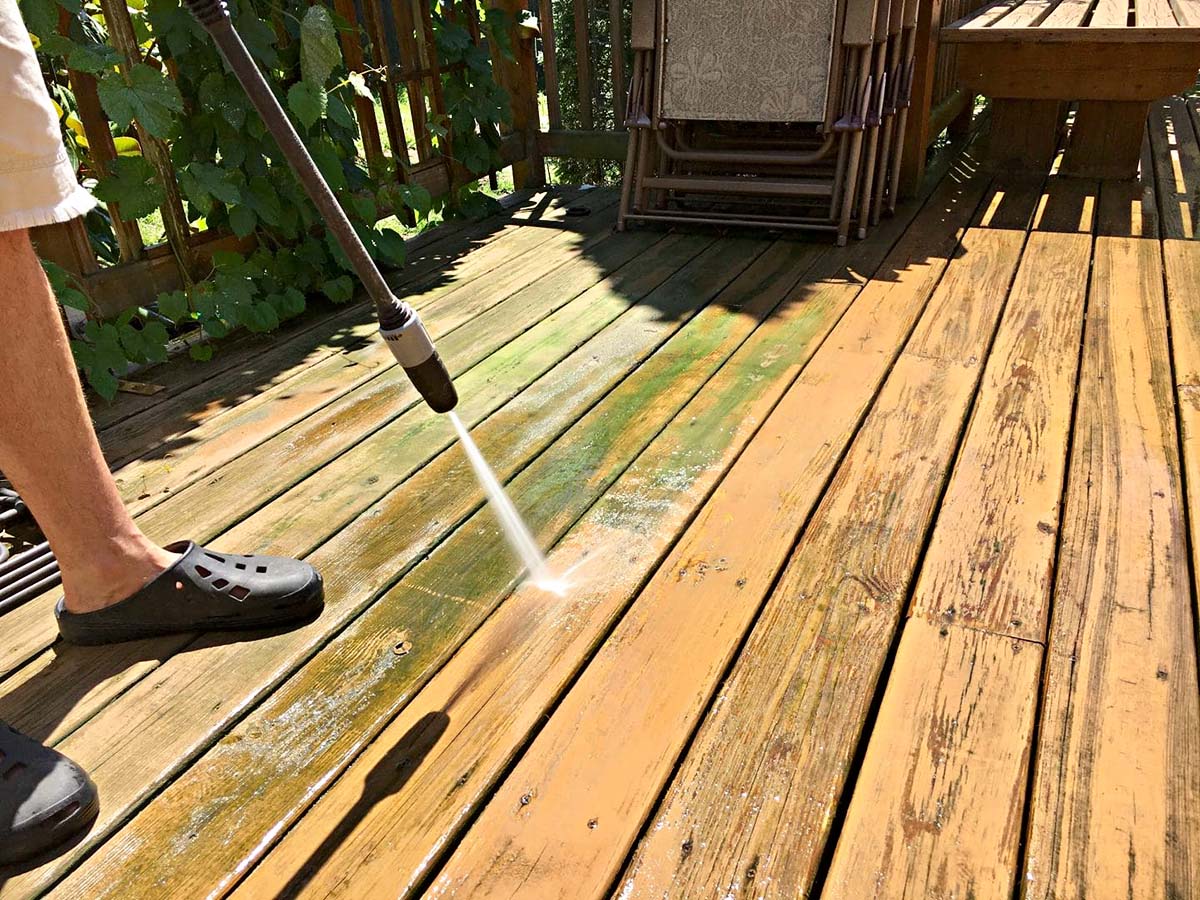 How To Strip Your Decking