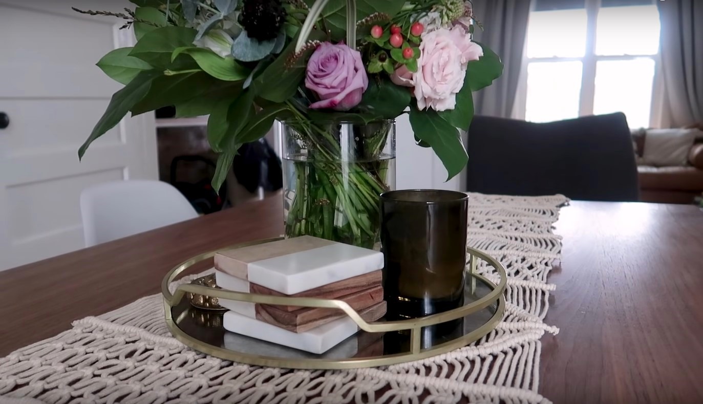 How To Style A Decorative Tray For A Kitchen Table