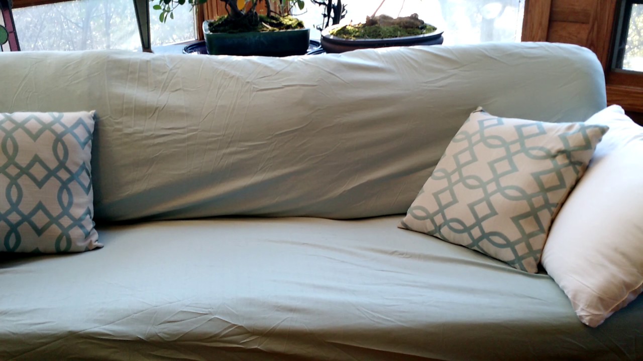 How To Use A Fitted Sheet As A Couch Cover