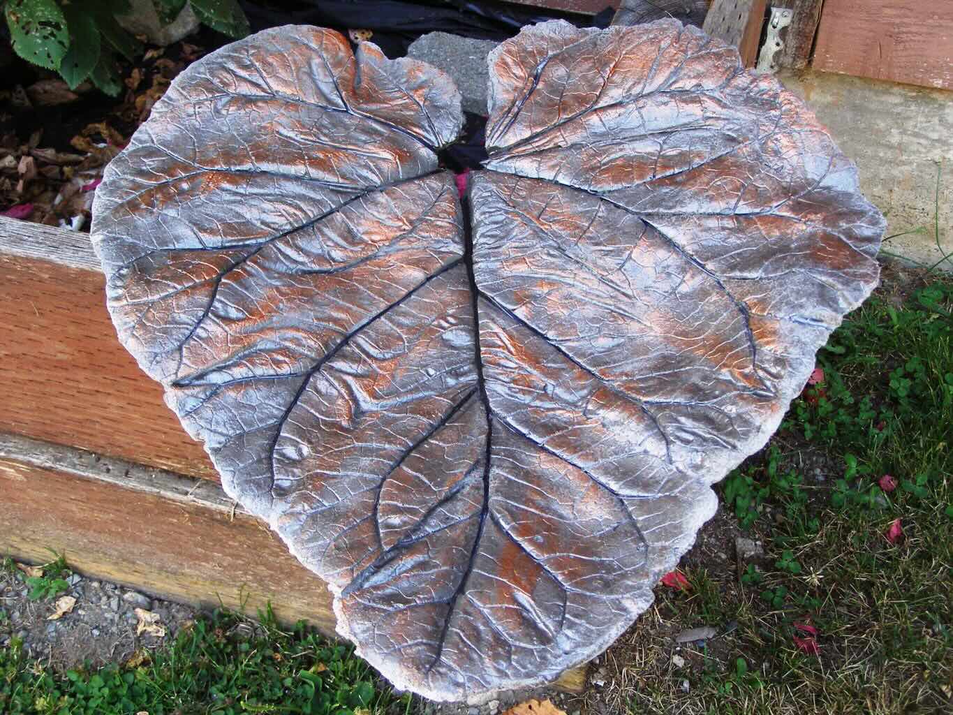 How To Use Concrete Leaves In Your Garden Design