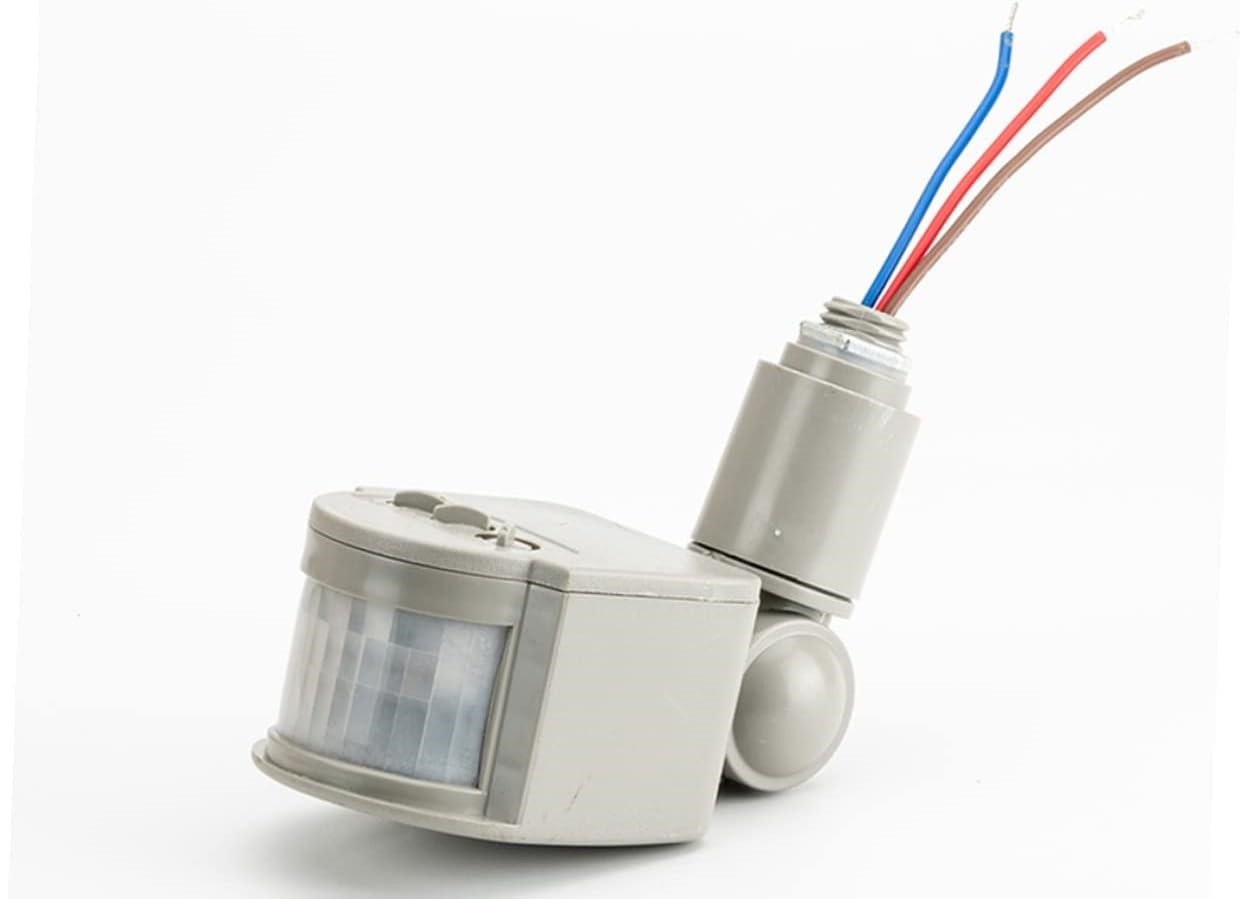 How To Wire A Motion Detector With Blue, Brown, And Red Wires