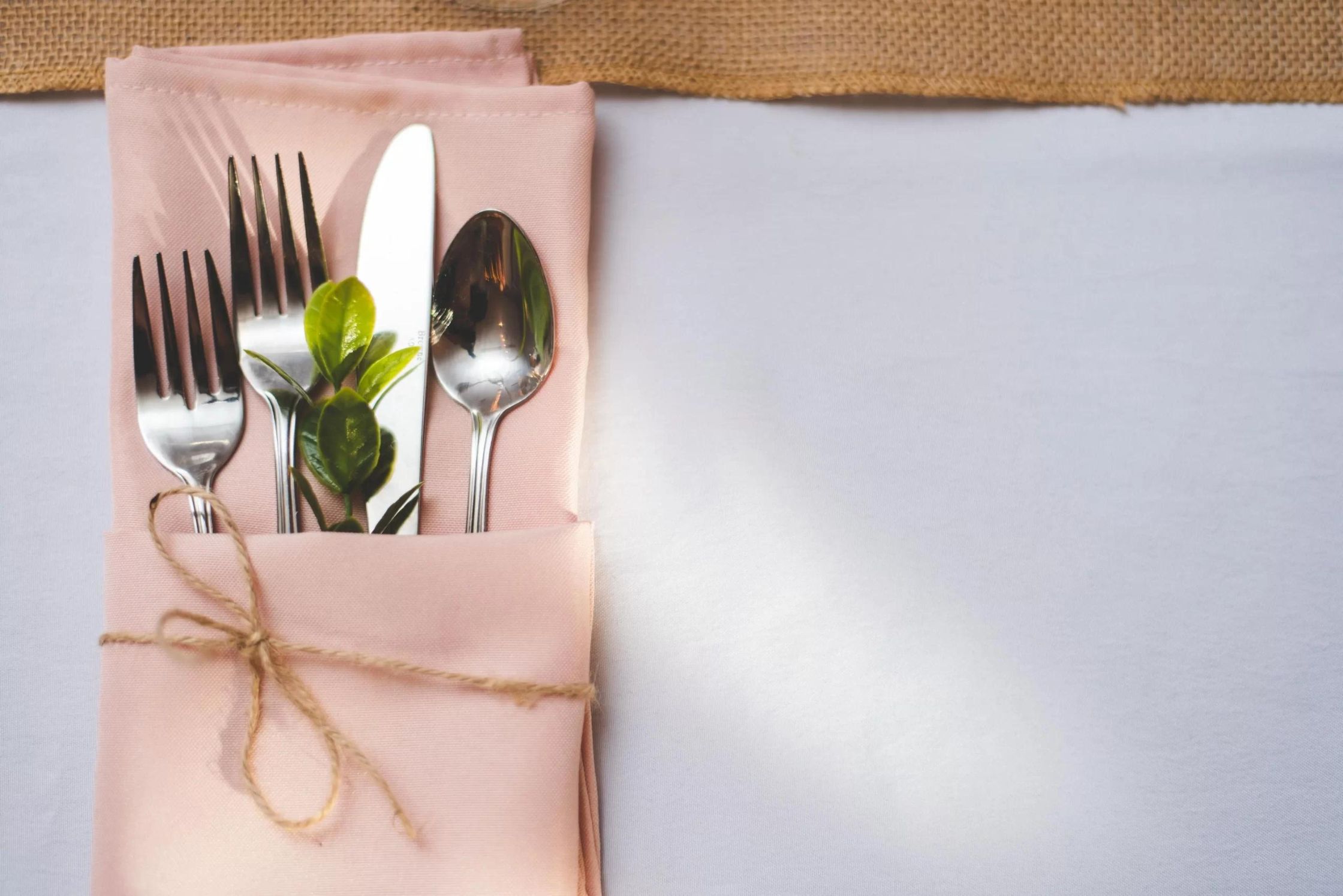 How To Wrap Silverware In A Paper Napkin