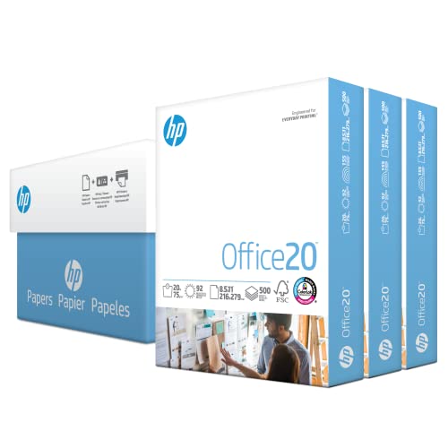 HP Printer Paper | 8.5 x 11 Paper | Office 20 lb