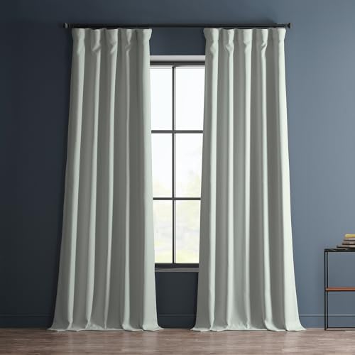HPD Faux Linen Room Darkening Curtains