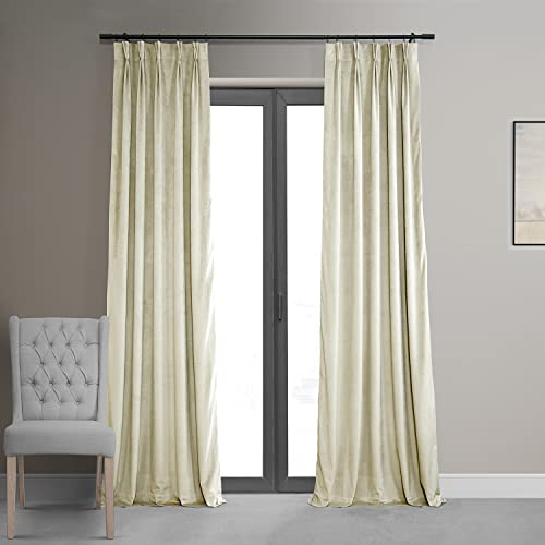 HPD Velvet Blackout Curtains/Drapes - 108 Inches Long