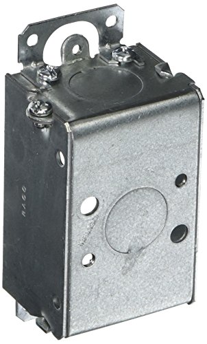 Hubbell Raco 3x2 Switch Box, Gangable, 1.5in Deep, Gray