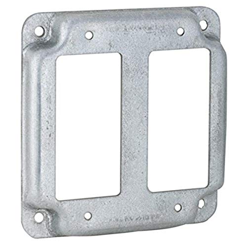 Hubbell-Raco 809C 4" 2 Gfi Receptacle Cover