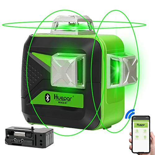 Huepar 3D Laser Level with Bluetooth Connectivity