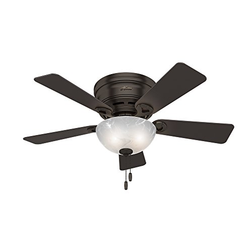Hunter 42" Haskell Bronze Ceiling Fan with LED Light Kit
