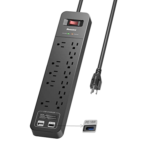 Huntkey Surge Protector Power Strip with USB Ports