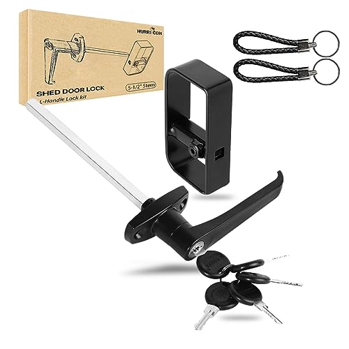 Hurrikom L-Handle Lock Kit for Sheds Doors