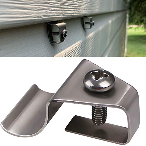 No-Hole Vinyl Siding Hooks for Outdoor Signs and Address Plaques