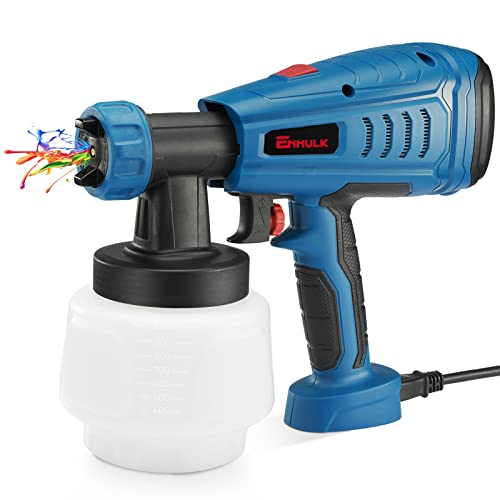 HVLP Electric Paint Sprayer with 3 Spray Patterns and 5 Nozzles