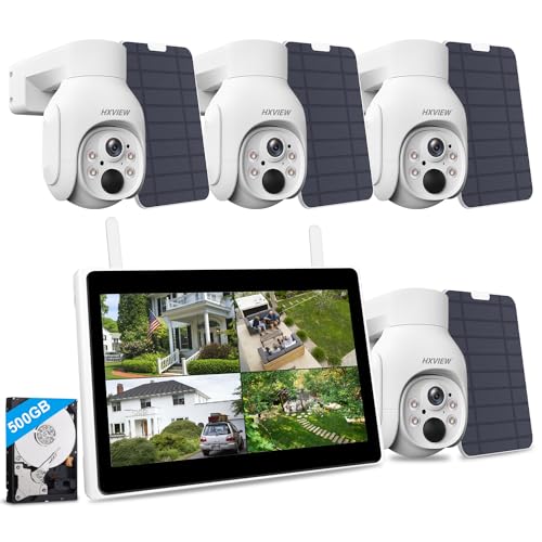 HXVIEW Solar Wireless Security Camera System