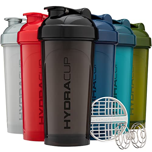 6 PACK - 28-Ounce Hydra Cup Protein Shaker Set